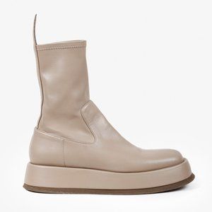 GIA BORGHINI x RHW Rosie11 Ankle Boots Leather Platform Chelsea Boot